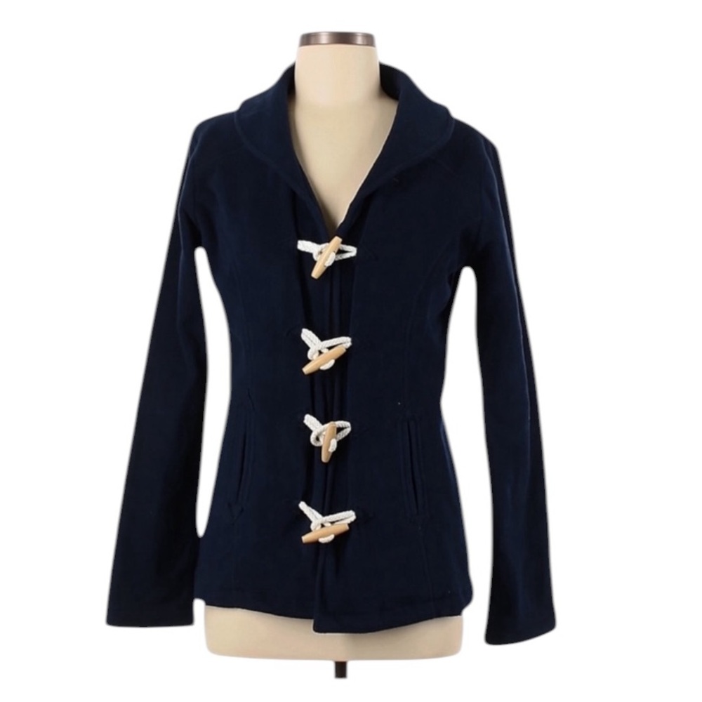 Vineyard Vines Navy Preppy Toggle Fleece Jacket Size M